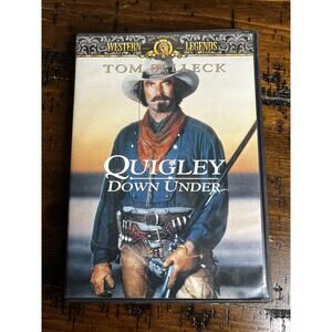 QUIGLEY DOWN UNDER (DVD, 1990) WESTERN, TOM SELLECK, ALAN RICKMAN